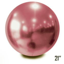 Balloon 21" CHROME, Burgundy (1 pcs.)