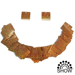 Holographic Sequins Dark Gold 100 pcs for Sequin Panels (30cm*30cm)