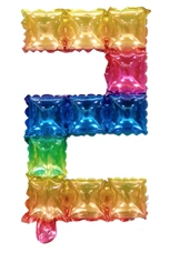 Cyferka Foliowa POP IT 2 Tęczowa (40cm)
