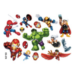 Superhrdinské tetování pro děti - Marvel Crew v akci! (1 ks)