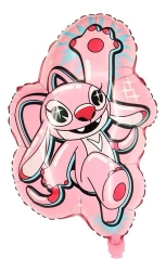 Foil angel balloon, Lilo and Stitch 75 cm by 46 cm.