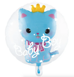 Fóliový balónek Baby Boy Cat (60cm*69cm)