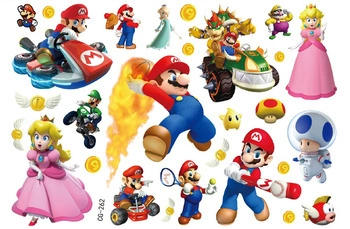 Tattoos for Kids Mario (1 pc)