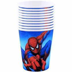 Spider-Man paper cups - 10 pcs. | Marvel's superhero theme