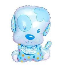 Blue Doggie Foil Balloon (68X64cm)