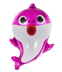 Balon Foliowy Baby Shark Różowy (49cm*67cm)