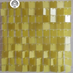 Macaron Yellow Sequin Panels (30cm*30cm)