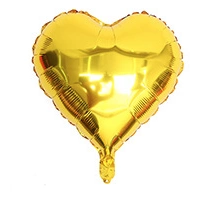 Gold Foil Heart 18" (45cm.)