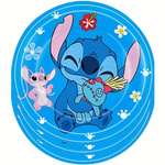 Papírové talíře Lilo & Stitch - 10 ks. | Motiv stehu a anděla