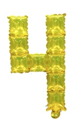 POP IT 4 Gold Foil Digit (40cm)