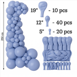 Zestaw Balonów Dekoracyjnych Kolor Heather 70 sztuk