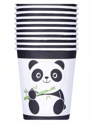 Paper Cups with Panda - 10 pieces