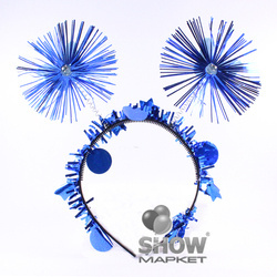 Plastová čelenka Blue Butterflies