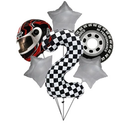 Set of Balloons for 2nd Birthday Race