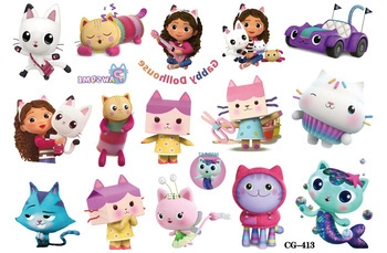 Tattoos for Children Gabi Cat House (1 pc)