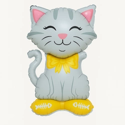 Balon foliowy w kształcie kota 60"42 cm