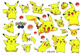 Tatuaże dla Dzieci Pokemon, Pikachu (1 szt)
