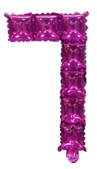 POP IT 7 Růžová (40cm) Fóliové číslo