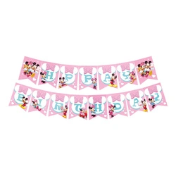 Paper Garland Happy Birthday Minnie Mouse