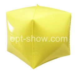 Yellow Cube Balloon (24 inches)