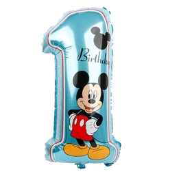 Balon Foliowy Cyfra 1 Mickey (80cm)