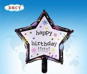 Balon foliowy Happy Birthday 18" (45cm.)