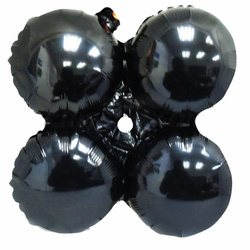 Фольгована кулька Black Do Girland (40см*40см)
