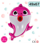 Balon Foliowy Baby Shark Różowy (49cm*67cm)
