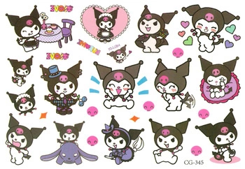 Kuromi Kids Tattoos (1 pc)