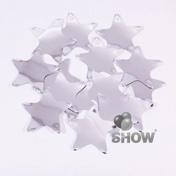 Silver Star Balloon Confetti 35mm. (50g.)