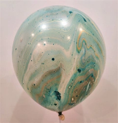Giant Balloon 21" Marbled Green (1 pc.)
