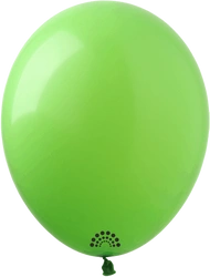 Premium SHOW 5 Inch Rubber Balloons, Light Green (061)