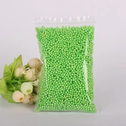 Green Styrofoam balls for balloons (0.5l.)