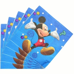 Paper napkins Mickey Mouse - 20 pcs., 17 x 17 cm