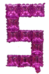 POP IT 5 Рожевий (40см) номер фольги