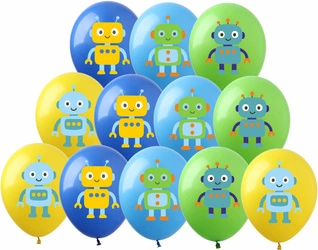 Set of colorful K-Pop Demon Hunters balloons (12 pcs.)