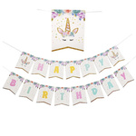 Papírová girlanda Happy Birthday Sonic (1 ks)