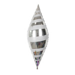 Fóliový balónek Silver Drop (46x106cm).)
