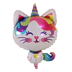 Balon Foliowy Kotek Jednorożec (51cm*84cm)