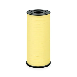 Stuha na balónky Pastelově žlutá (5mm*92m)