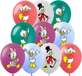 Ducks printed rubber balloons (10 pcs.)