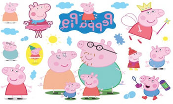 Tatuaże dla Dzieci Peppa (1 szt)