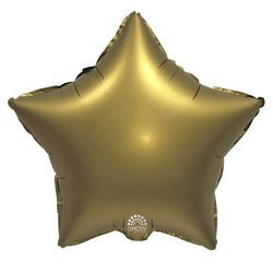 Фольга Зірка Золота 18" (45см).)
