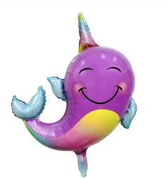 Foil Balloon "Dolphin-Unicorn" (66cm*74cm)
