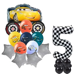 Balloon Set 5 Cars Foil and Rubber Balloons with Printing