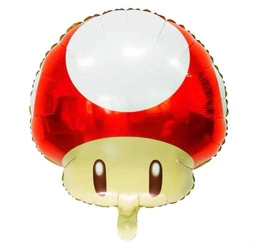 Foil Balloon "Red Mario Mushroom" (47cm*50cm)