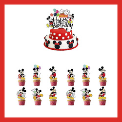 Mickey Mouse Cake Toppers - Disneyho narozeninové kouzlo