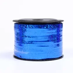 Holographic Blue Balloon Ribbon (5mm*92m)