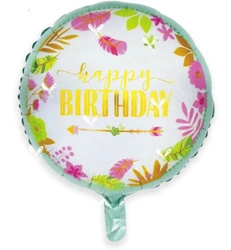 Happy Birthday 18" Foil Balloon (45cm.)