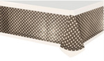 Plastový ubrus Silver Dots (108*180cm)